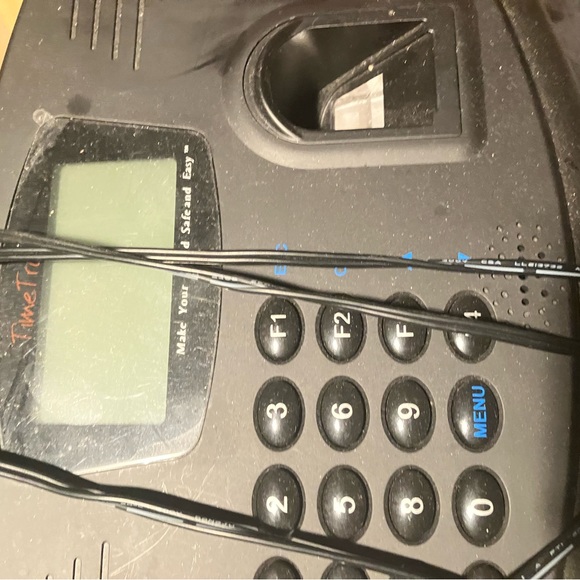 Fingerprint time attendance time trak employee login payroll machine new unboxed - Picture 8 of 12